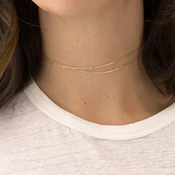 Jewelry - NWT Gold Layered Choker Necklace